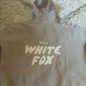 White Fox Boutique Gray Hoodie